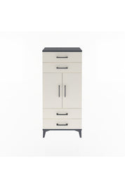 Arges Dolap 2 Raflı 4 Çekmeceli 2 Kapaklı 60x30x134 - S17M121V4A