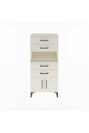 Arges Dolap Tek Raflı 4 Çekmeceli 2 Kapaklı 60x30x134 - S17M123V1A