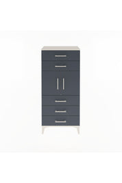 Arges Dolap Tek Raflı 5 Çekmeceli 2 Kapaklı 60x30x134 - S17M126V2A