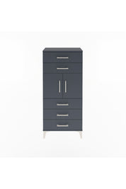 Arges Dolap Tek Raflı 5 Çekmeceli 2 Kapaklı 60x30x134 - S17M126V5A
