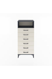 Arges Dolap Tek Raflı 6 Çekmeceli 60x30x134 - S17M129V4A