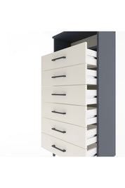 Arges Dolap Tek Raflı 6 Çekmeceli 60x30x134 - S17M129V4A