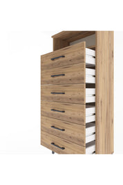 Arges Dolap Tek Raflı 6 Çekmeceli 60x30x134 - S17M129V9A