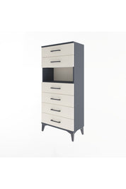 Arges Dolap Tek Raflı 6 Çekmeceli 60x30x134 - S17M130V4A