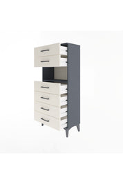 Arges Dolap Tek Raflı 6 Çekmeceli 60x30x134 - S17M130V4A