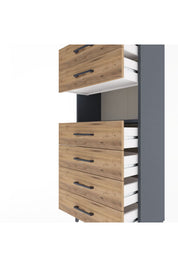 Arges Dolap Tek Raflı 6 Çekmeceli 60x30x134 - S17M130V6A