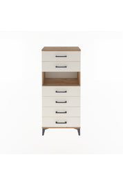 Arges Dolap Tek Raflı 6 Çekmeceli 60x30x134 - S17M130V7A