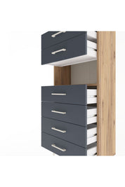 Arges Dolap Tek Raflı 6 Çekmeceli 60x30x134 - S17M130V8A