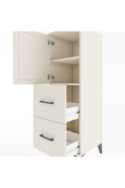 Hyperion Dolap 2 Raflı 2 Çekmeceli Tek Kapaklı 44x44x134 - S49M001V1B