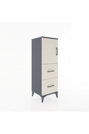 Hyperion Dolap 2 Raflı 2 Çekmeceli Tek Kapaklı 44x44x134 - S49M001V4B