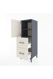 Hyperion Dolap 2 Raflı 2 Çekmeceli Tek Kapaklı 44x44x134 - S49M001V4B