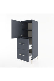 Hyperion Dolap 2 Raflı 2 Çekmeceli Tek Kapaklı 44x44x134 - S49M001V5B