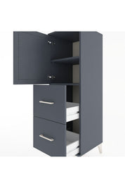 Hyperion Dolap 2 Raflı 2 Çekmeceli Tek Kapaklı 44x44x134 - S49M001V5B