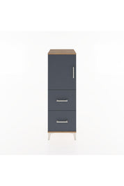 Hyperion Dolap 2 Raflı 2 Çekmeceli Tek Kapaklı 44x44x134 - S49M001V8B