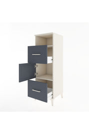 Hyperion Dolap 2 Raflı 2 Çekmeceli Tek Kapaklı 44x44x134 - S49M002V2B