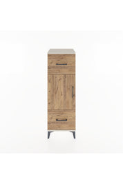 Hyperion Dolap 2 Raflı 2 Çekmeceli Tek Kapaklı 44x44x134 - S49M003V3B