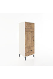 Hyperion Dolap 2 Raflı 2 Çekmeceli Tek Kapaklı 44x44x134 - S49M003V3B