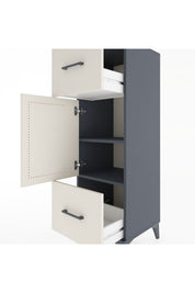 Hyperion Dolap 2 Raflı 2 Çekmeceli Tek Kapaklı 44x44x134 - S49M003V4B