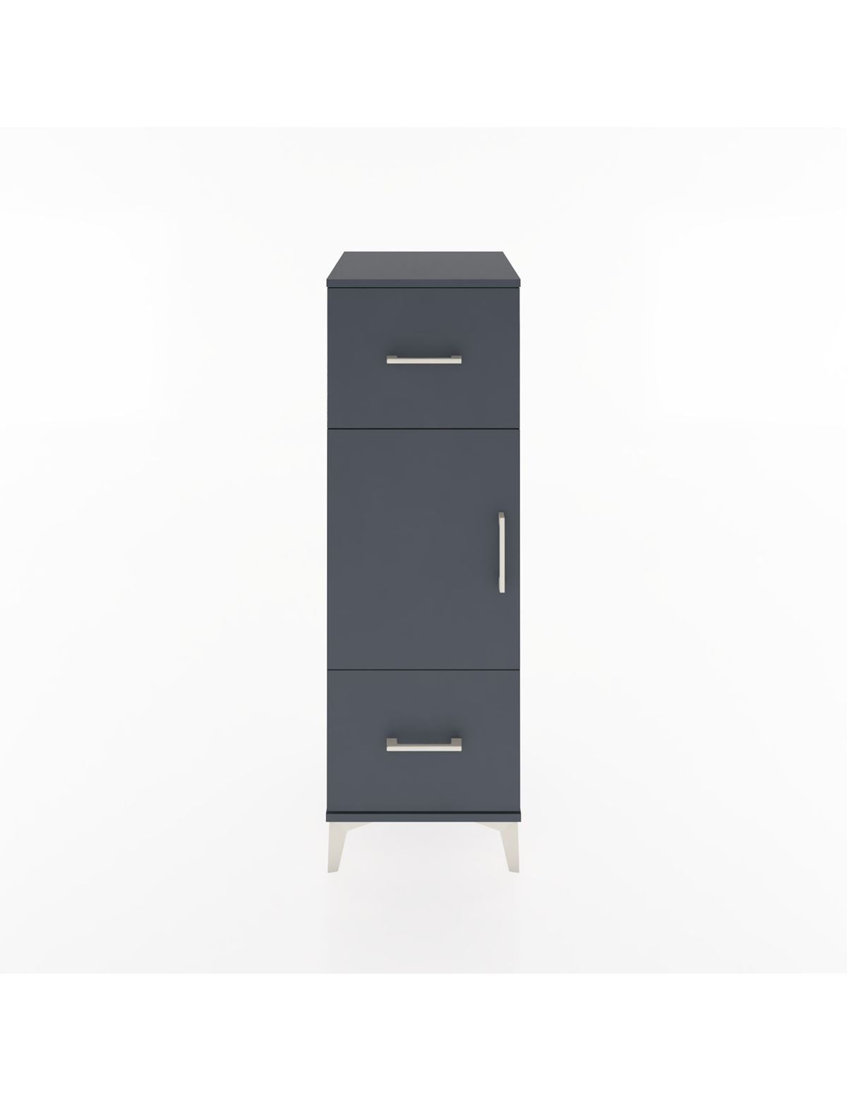 Hyperion Dolap 2 Raflı 2 Çekmeceli Tek Kapaklı 44x44x134 - S49M003V5B
