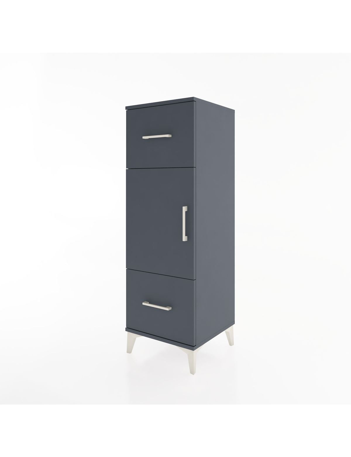 Hyperion Dolap 2 Raflı 2 Çekmeceli Tek Kapaklı 44x44x134 - S49M003V5B