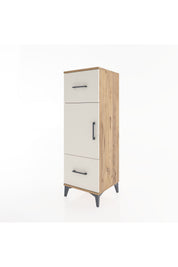 Hyperion Dolap 2 Raflı 2 Çekmeceli Tek Kapaklı 44x44x134 - S49M003V7B