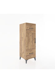 Hyperion Dolap 2 Raflı 2 Çekmeceli Tek Kapaklı 44x44x134 - S49M003V9B