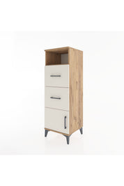 Hyperion Dolap Tek Raflı 2 Çekmeceli Tek Kapaklı 44x44x134 - S49M004V7B