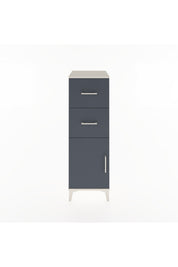 Hyperion Dolap Tek Raflı 2 Çekmeceli Tek Kapaklı 44x44x134 - S49M005V2B