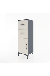 Hyperion Dolap Tek Raflı 2 Çekmeceli Tek Kapaklı 44x44x134 - S49M005V4B