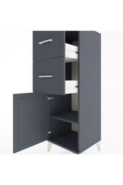 Hyperion Dolap Tek Raflı 2 Çekmeceli Tek Kapaklı 44x44x134 - S49M005V5B