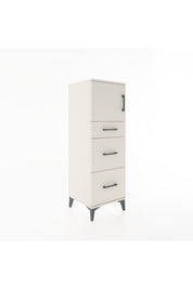Hyperion Dolap Tek Raflı 3 Çekmeceli Tek Kapaklı 44x44x134 - S49M006V1B