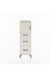 Hyperion Dolap Tek Raflı 3 Çekmeceli Tek Kapaklı 44x44x134 - S49M006V1B