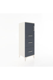 Hyperion Dolap Tek Raflı 3 Çekmeceli Tek Kapaklı 44x44x134 - S49M006V2B