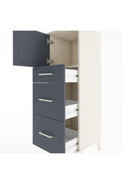 Hyperion Dolap Tek Raflı 3 Çekmeceli Tek Kapaklı 44x44x134 - S49M006V2B
