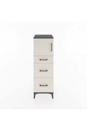 Hyperion Dolap Tek Raflı 3 Çekmeceli Tek Kapaklı 44x44x134 - S49M006V4B