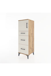 Hyperion Dolap Tek Raflı 3 Çekmeceli Tek Kapaklı 44x44x134 - S49M006V7B