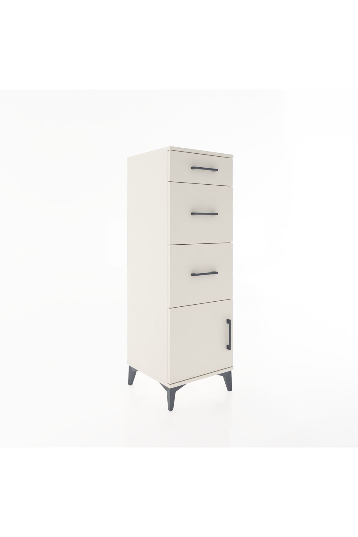 Hyperion Dolap 3 Çekmeceli Tek Kapaklı 44x44x134 - S49M007V1B