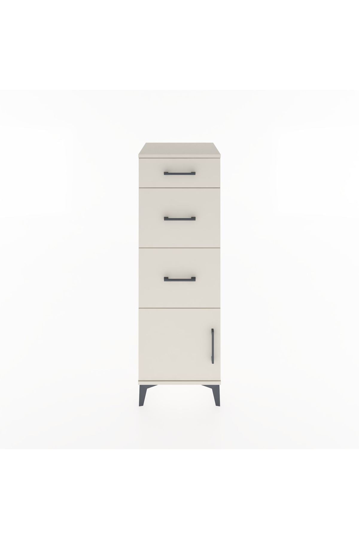 Hyperion Dolap 3 Çekmeceli Tek Kapaklı 44x44x134 - S49M007V1B