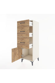 Hyperion Dolap 3 Çekmeceli Tek Kapaklı 44x44x134 - S49M007V3B