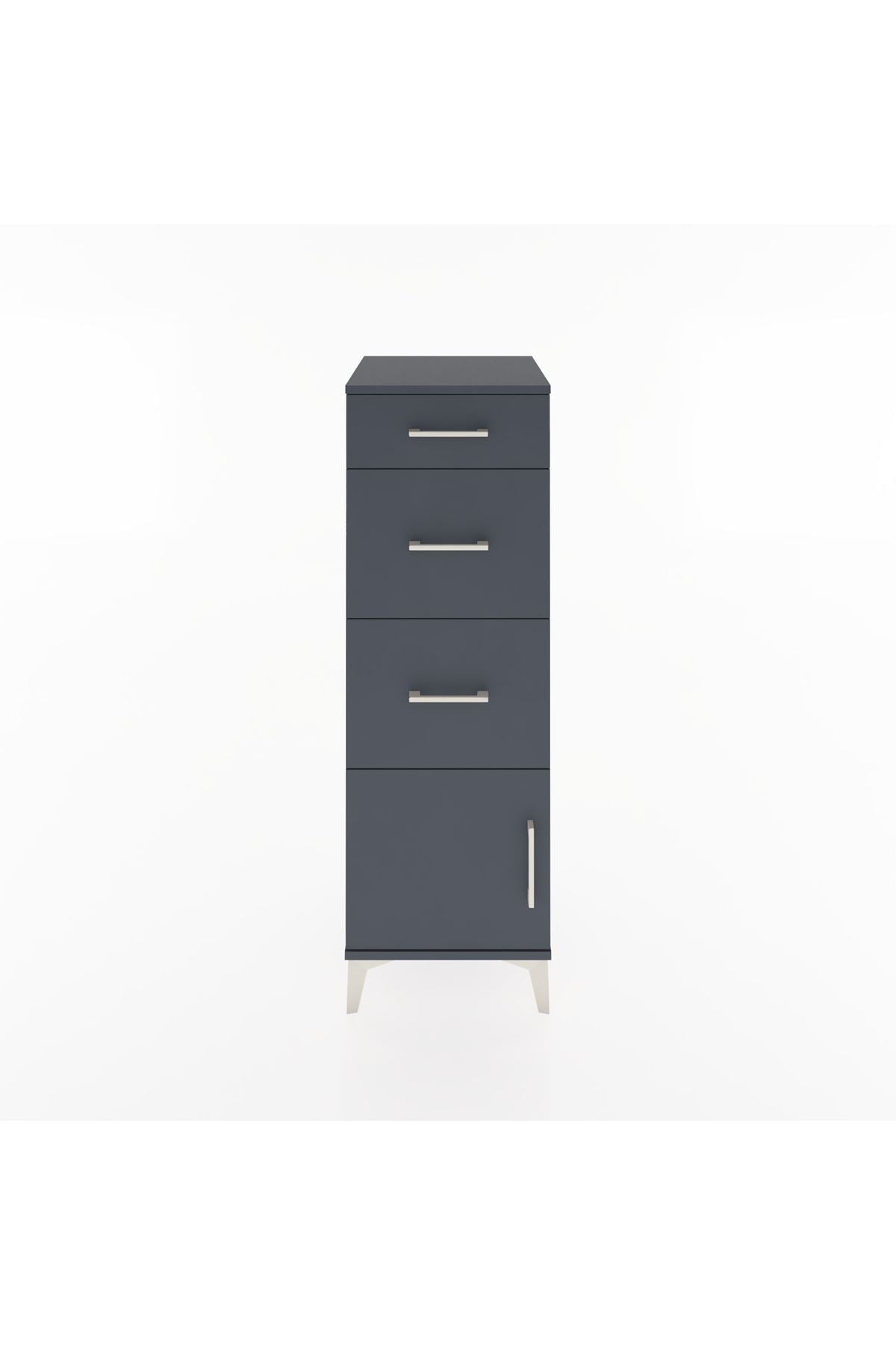 Hyperion Dolap 3 Çekmeceli Tek Kapaklı 44x44x134 - S49M007V5B