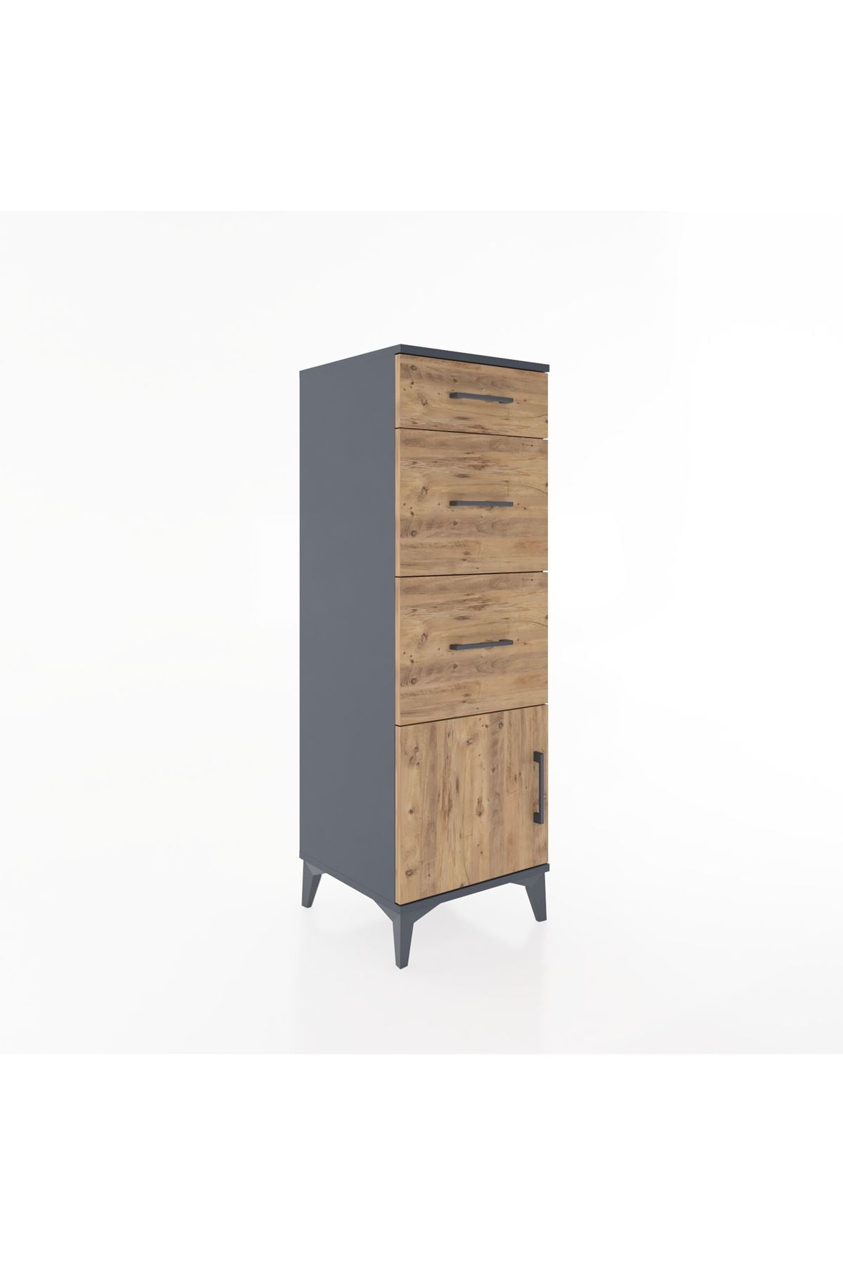 Hyperion Dolap 3 Çekmeceli Tek Kapaklı 44x44x134 - S49M007V6B