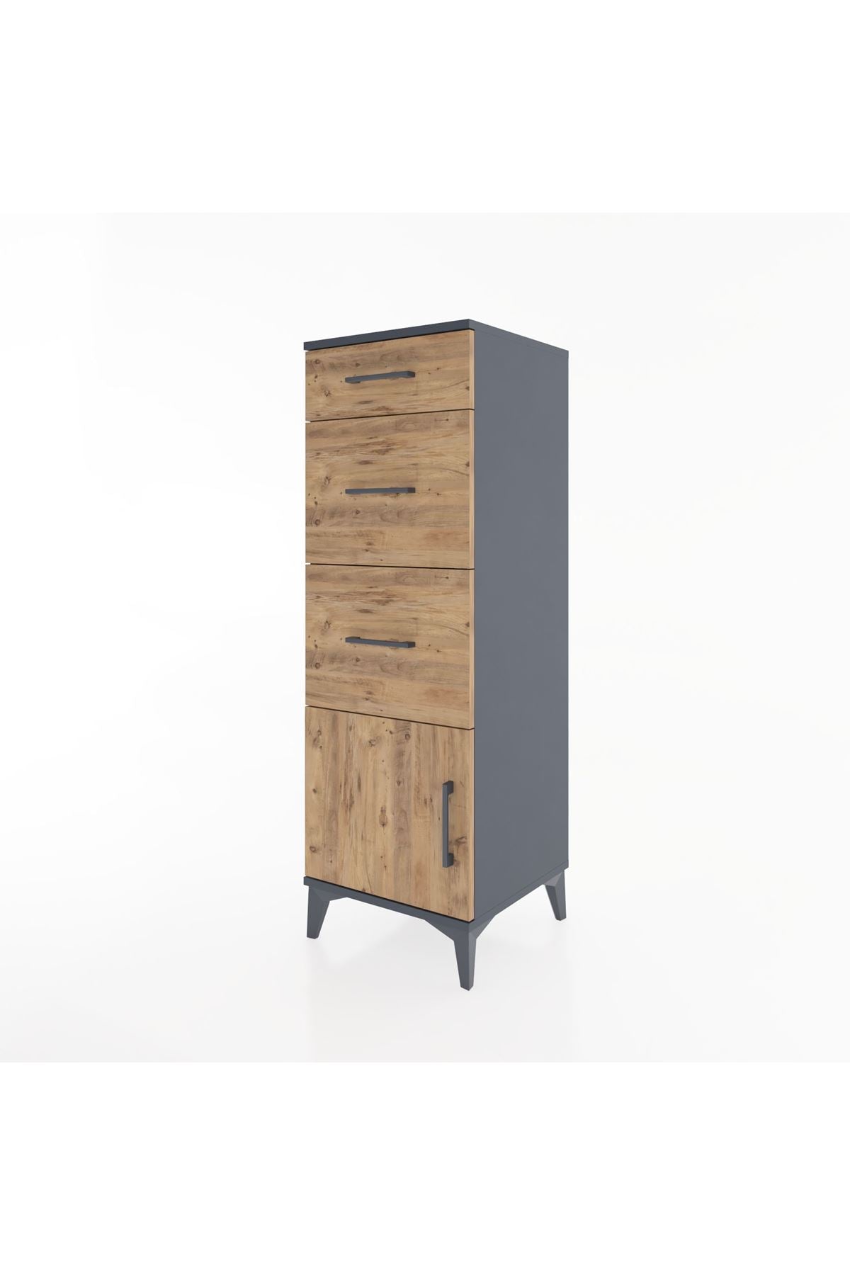 Hyperion Dolap 3 Çekmeceli Tek Kapaklı 44x44x134 - S49M007V6B
