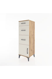 Hyperion Dolap 3 Çekmeceli Tek Kapaklı 44x44x134 - S49M007V7B