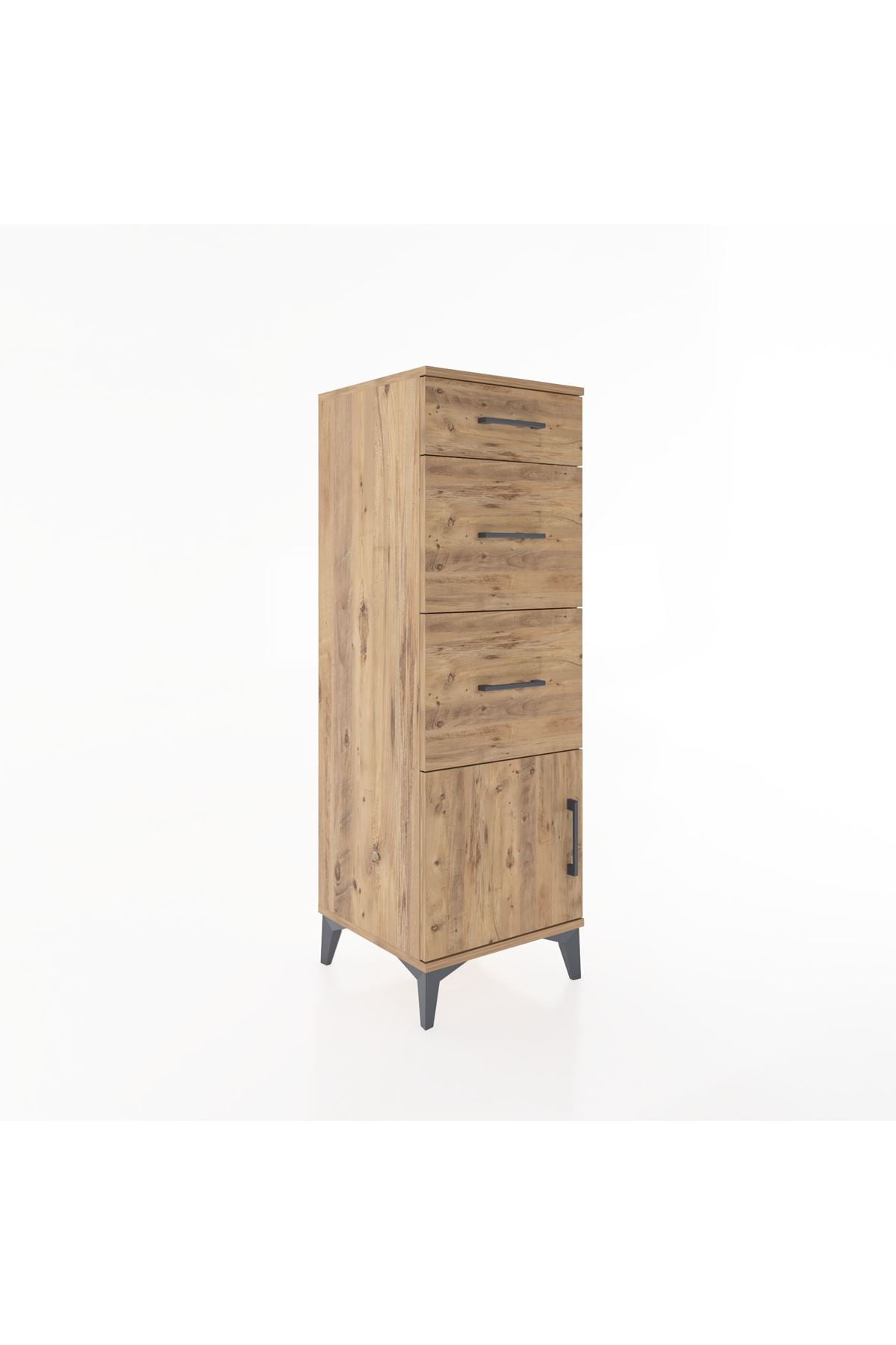 Hyperion Dolap 3 Çekmeceli Tek Kapaklı 44x44x134 - S49M007V9B