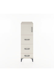 Hyperion Dolap Tek Raflı 3 Çekmeceli Tek Kapaklı 44x44x134 - S49M008V1B