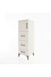 Hyperion Dolap Tek Raflı 3 Çekmeceli Tek Kapaklı 44x44x134 - S49M008V1B