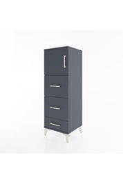 Hyperion Dolap Tek Raflı 3 Çekmeceli Tek Kapaklı 44x44x134 - S49M008V5B