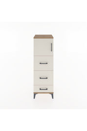 Hyperion Dolap Tek Raflı 3 Çekmeceli Tek Kapaklı 44x44x134 - S49M008V7B