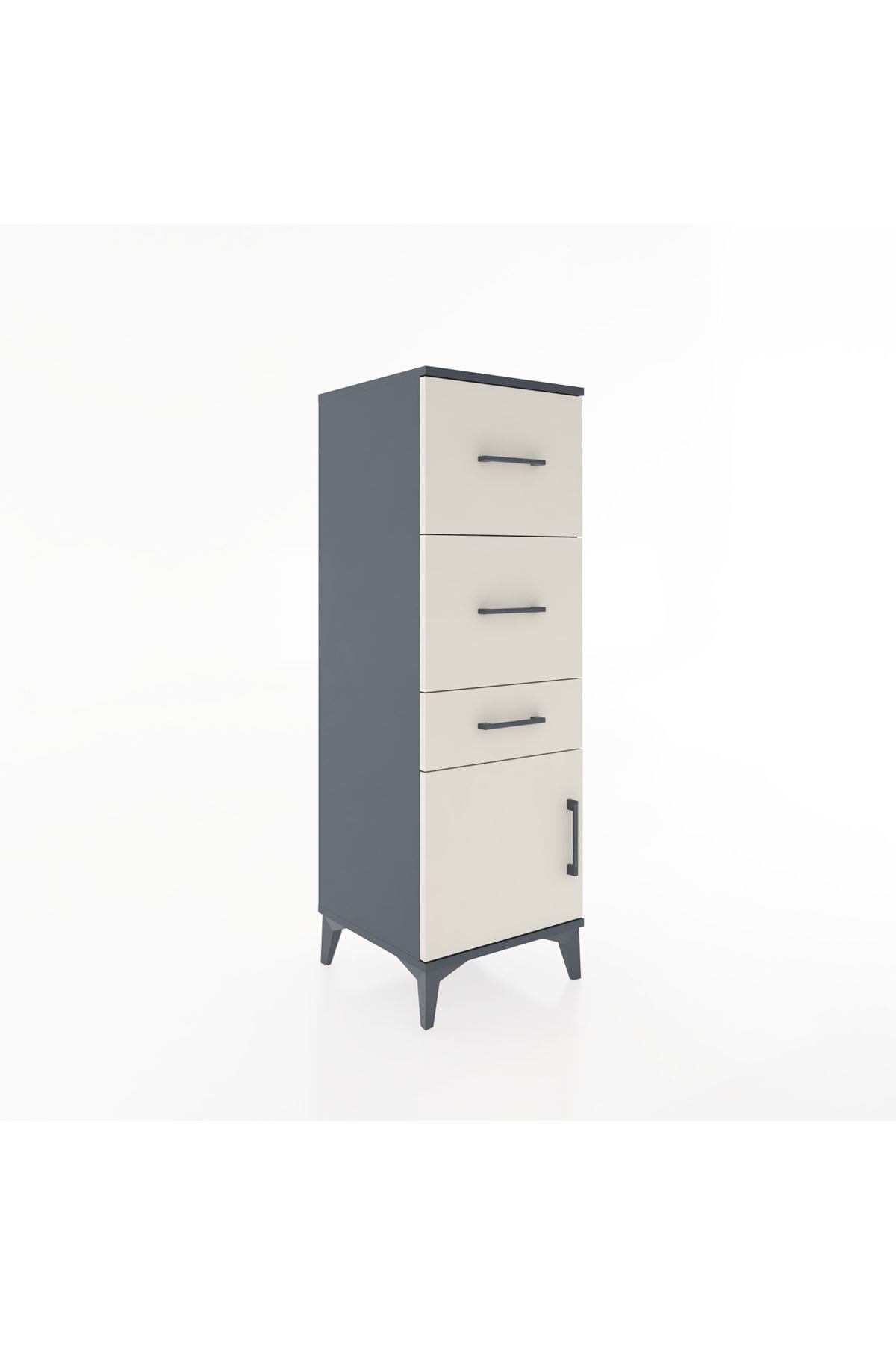 Hyperion Dolap 3 Çekmeceli Tek Kapaklı 44x44x134 - S49M009V4B