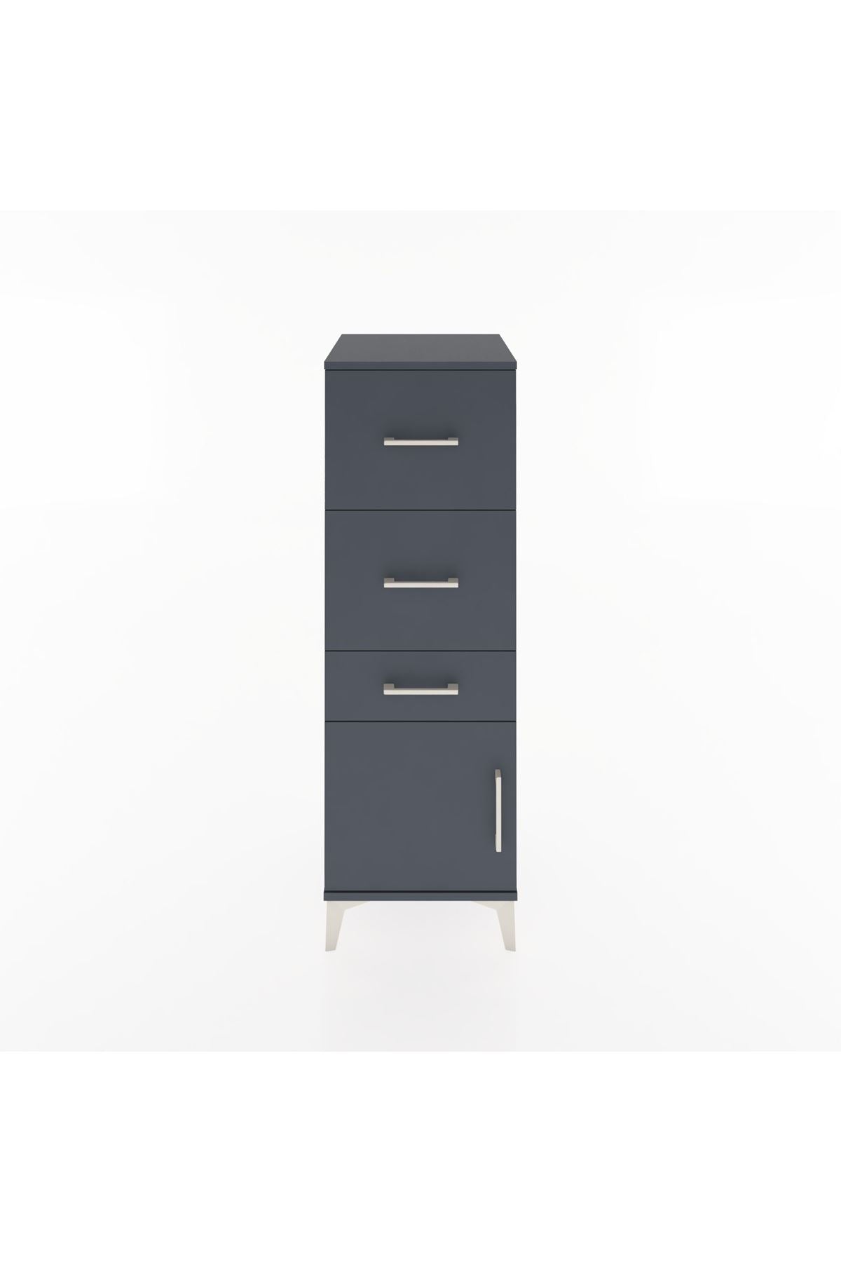 Hyperion Dolap 3 Çekmeceli Tek Kapaklı 44x44x134 - S49M009V5B